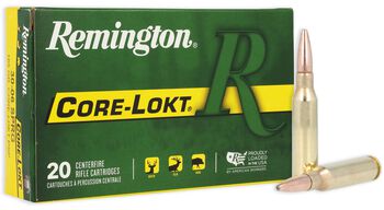 Core-Lokt, 7mm-08 Rem, 140 Grain, Pointed Soft Point Core Lokt, 2860 fps