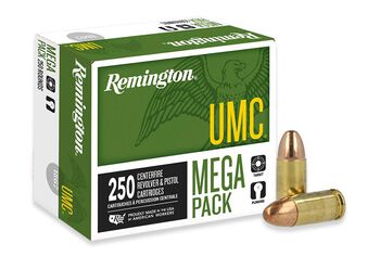 UMC Handgun, 9mm Luger, 115 Grain, Full Metal Jacket, 1145 fps