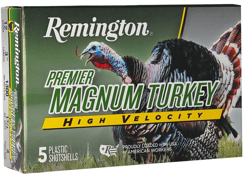 Premier Magnum Turkey High Velocity, 12 Gauge, 4 Shot, 3 in, 1 3/4 oz, 1300 fps