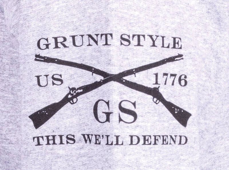 Grunt Style Remington Hoodie, Heather Gray, Small