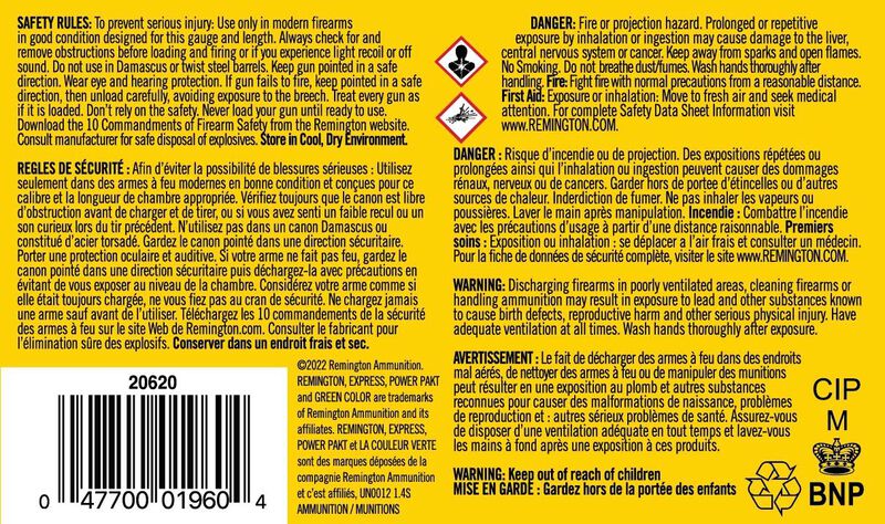 Express Buckshot, 12 Gauge, 00 Buck Shot, 2-3/4 in, 1325 fps