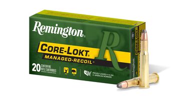 Managed Recoil, 30-30 Win, 125 Grain, Core-Lokt Soft Point, 2175 fps