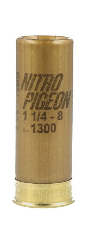 Nitro Pigeon, 12 Gauge, 8 Shot, 2-3/4 in, 1 1/4 oz, 1300 fps