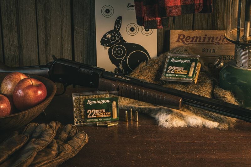 Golden Hunter, 22 LR, 40 Grain, Plated Hollow Point, 1255 fps