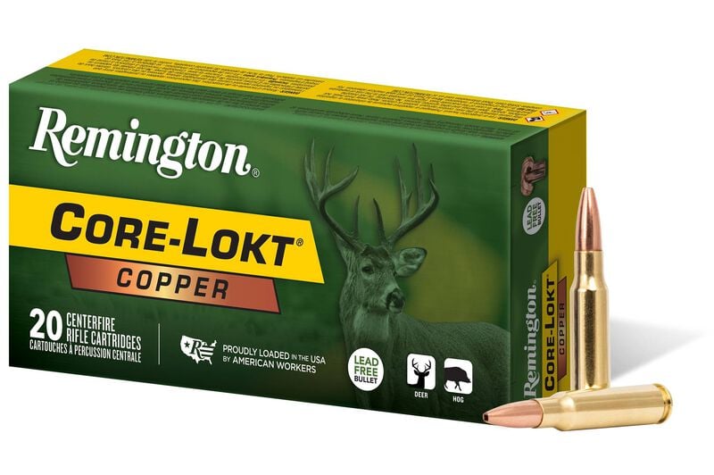 Core-Lokt Copper, 308 Win, 150 Grain, Copper HP, 2820 fps