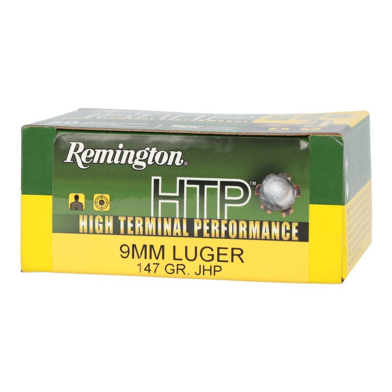 High Terminal Performance, 9mm Luger, 147 Grain, Jacketed Hollow Point, 990 fps