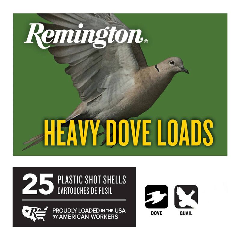 Heavy Dove Load, 12 Gauge, 7.5 Shot, 2-3/4 in, 1 1/8 oz, 1255 fps