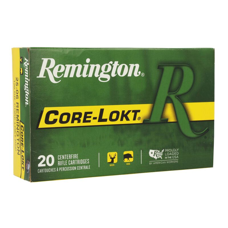 Core-Lokt, 25-06 Rem, 120 Grain, Pointed Soft Point Core Lokt, 2990 fps