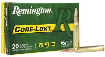 Core-Lokt, 280 Rem, 140 Grain, Pointed Soft Point Core Lokt, 3000 fps