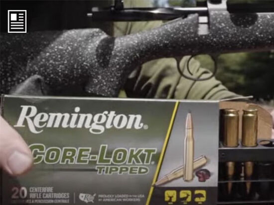 box of Core-Lokt Tipped being opened