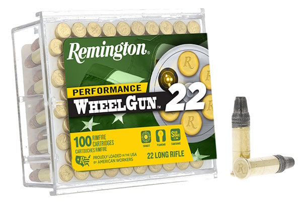Performance WheelGun 22 packaging and cartridges