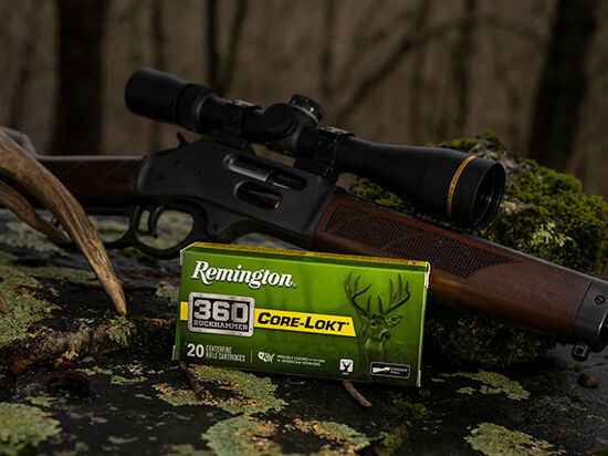 Core-Lokt box and rifle