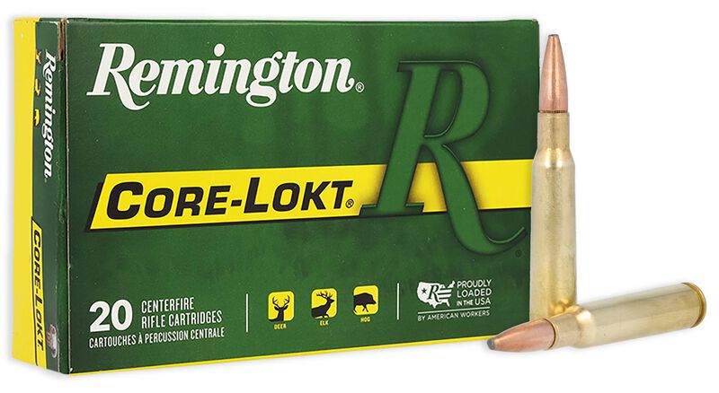 Core-Lokt, 7mm Mauser, 140 Grain, Pointed Soft Point Core Lokt, 2660 fps 7mm Mauser Caliber Ammo - 20 Rounds of 140 Grain Weight Ammunition (29031)