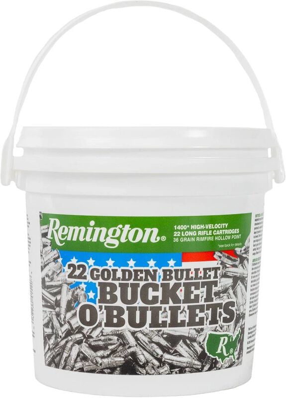 22 Golden Bullet, 22 LR, 36 Grain, Brass Plated Hollow Point, 1280 fps