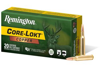 Core-Lokt Copper, 270 Win, 130 Grain, Copper HP, 2965 fps
