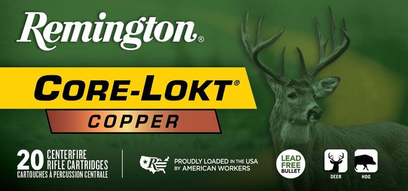 Core-Lokt Copper, 308 Win, 150 Grain, Copper HP, 2820 fps