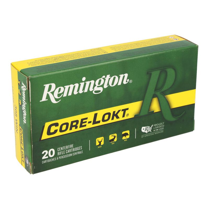 Core-Lokt, 308 Win, 150 Grain, Pointed Soft Point Core Lokt, 2820 fps