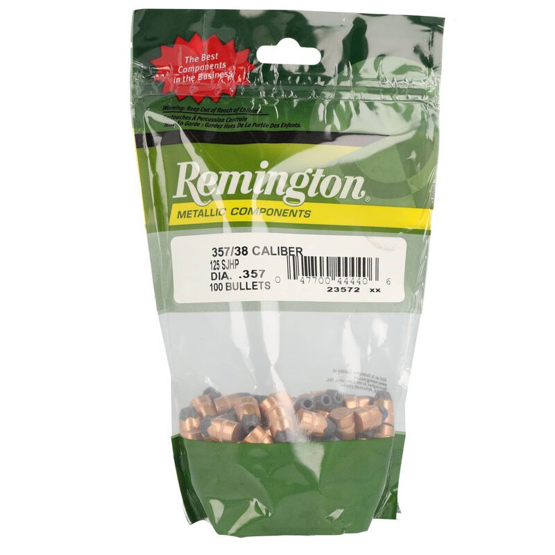 Remington Component Handgun Bullet, .357/.38, 125 Grain