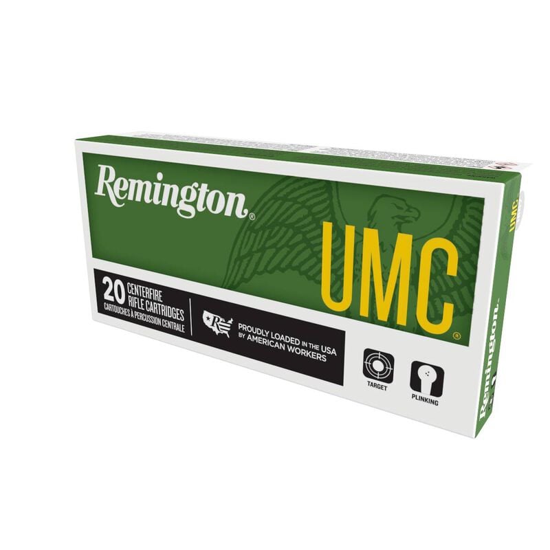 UMC Centerfire Rifle, 223 Rem, 45 Grain, Jacketed Hollow Point, 3550 fps