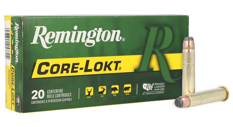 Core-Lokt, 45-70 Government, 405 Grain, Core-Lokt Soft Point, 1330 fps 45-70 Government Caliber Ammo - 20 Rounds of 405 Grain Weight Ammunition (29473)