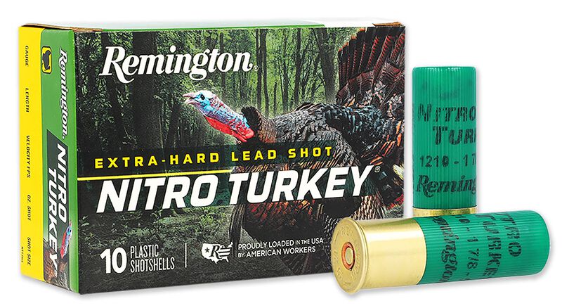 Nitro Turkey, 12 Gauge, 5 Shot, 3 in, 1 7/8 oz, 1210 fps 12 Gauge Ammo - 10 Shells of #5 Shot Ammunition (26695)