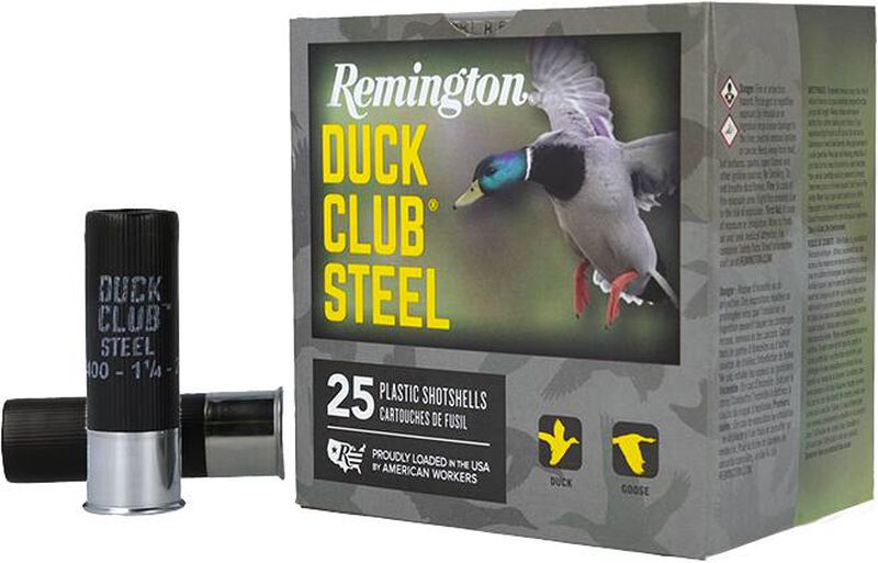 Duck Club Steel, 12 Gauge, 2 Shot, 3 in, 1 1/4 oz, 1400 fps