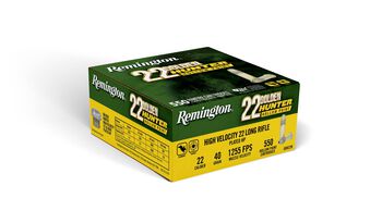 Golden Hunter, 22 LR, 40 Grain, Plated Hollow Point, 1255 fps