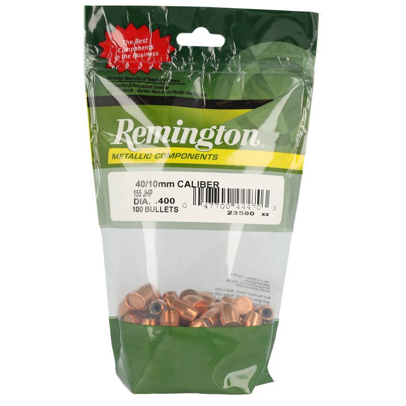 Remington Component Handgun Bullet, .40/10mm, 155 Grain