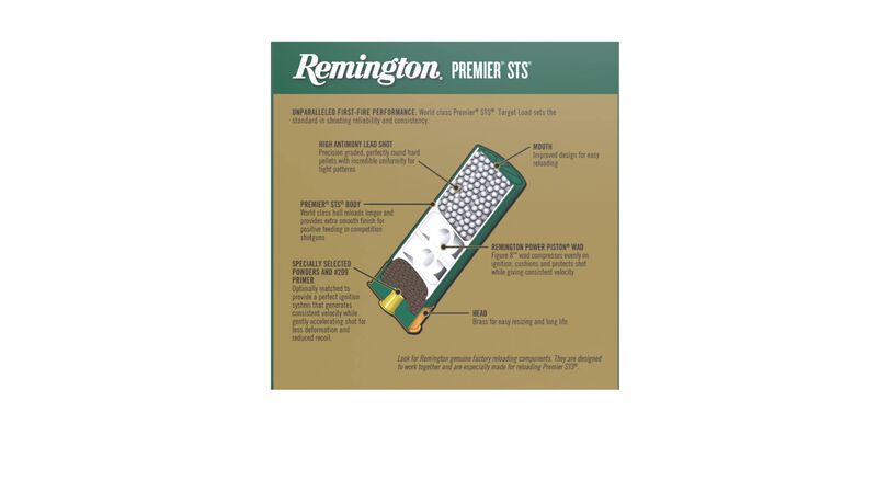 Premier STS, 12 Gauge, 8 Shot, 2-3/4 in, 1 1/8 oz, 1145 fps