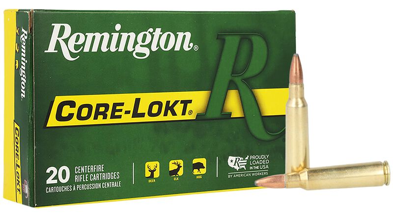 Core-Lokt, 250 Savage, 100 Grain, Pointed Soft Point Core Lokt, 2820 fps