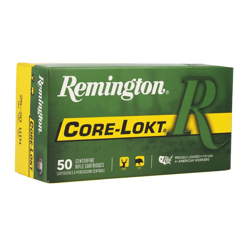 Core-Lokt, 25-20 Win, 86 Grain, Pointed Soft Point Core Lokt, 1460 fps