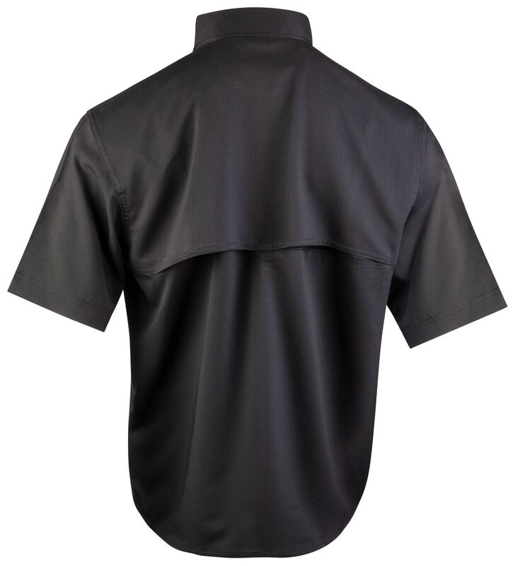 Remington Peak S/S Fishing Shirt Black, Black, Small
