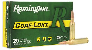 Core-Lokt, 243 Win, 100 Grain, Pointed Soft Point Core Lokt, 2960 fps