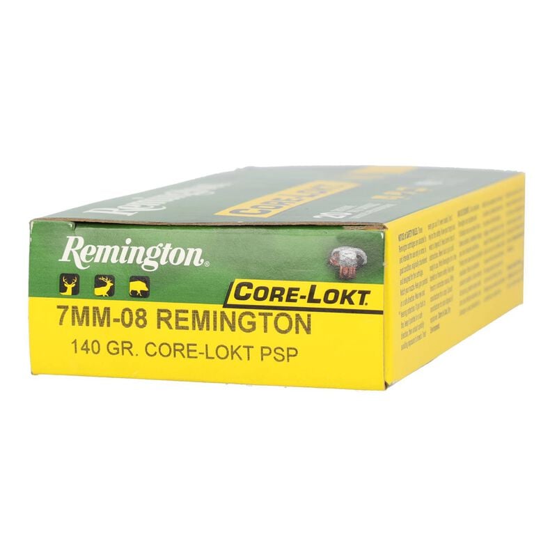 Core-Lokt, 7mm-08 Rem, 140 Grain, Pointed Soft Point Core Lokt, 2860 fps