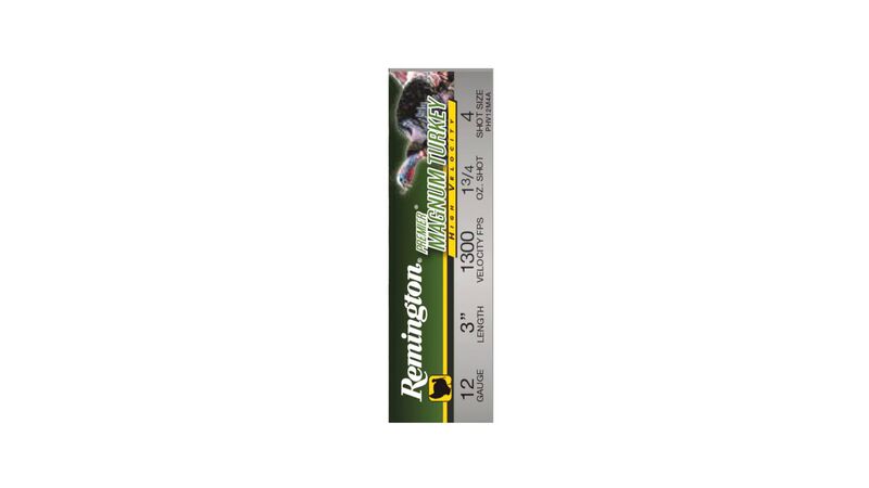 Premier Magnum Turkey High Velocity, 12 Gauge, 4 Shot, 3 in, 1 3/4 oz, 1300 fps