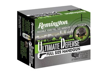 Ultimate Defense Handgun, 45 Auto, 230 Grain, Brass Jacketed Hollow Point, 875 fps