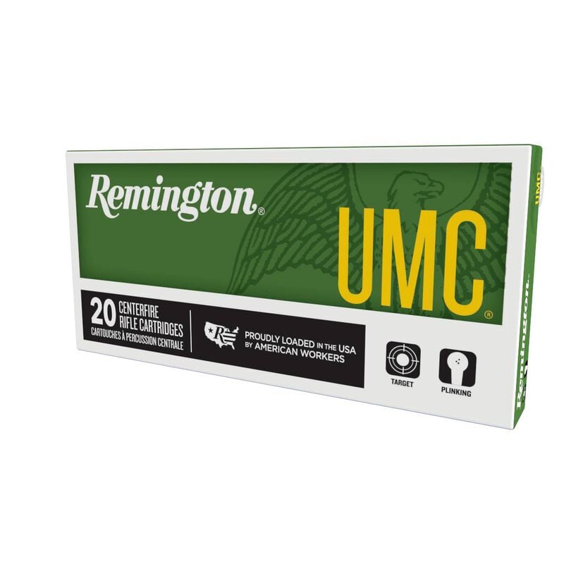 UMC Centerfire Rifle, 22-250 Rem, 45 Grain, Jacketed Hollow Point, 4000 fps