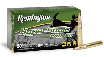 Hypersonic Bonded, 30-06 Springfield, 180 Grain, Core-Lokt Ultra Bonded Pointed Soft Point, 2830 fps
