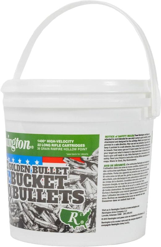 22 Golden Bullet, 22 LR, 36 Grain, Brass Plated Hollow Point, 1280 fps