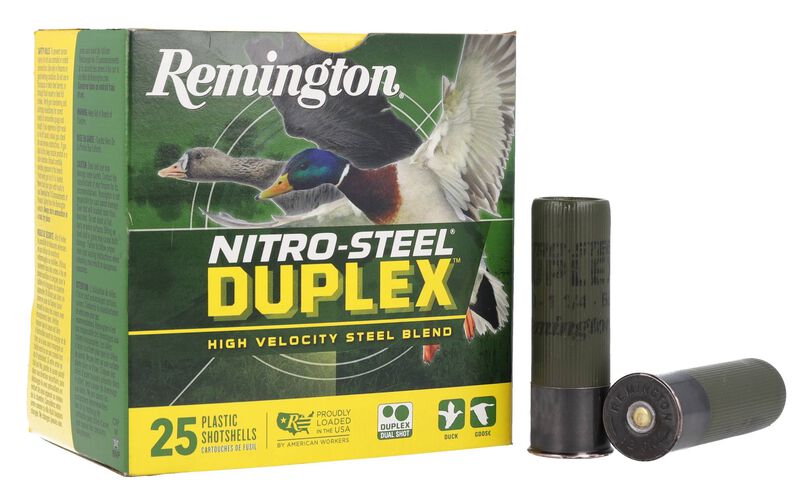 Nitro-Steel Duplex, 12 Gauge, BB and 4 Shot, 3 in, 1 1/4 oz, 1450 fps