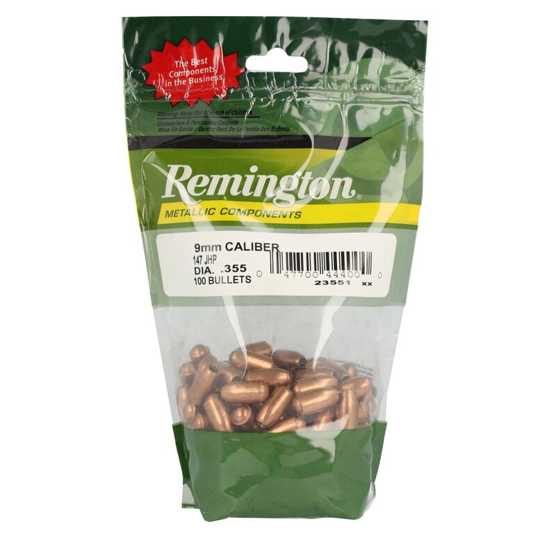 Remington Component Handgun Bullet, 9mm, 147 Grain