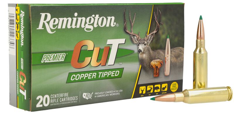 Premier CuT, 6.5 Creedmoor, 120 Grain, Copper Tipped, 2935 fps 6.5 Creedmoor Caliber Ammo - 20 Rounds of 120 Grain Weight Ammunition (R22334)