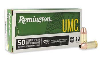 UMC Handgun, 9mm Luger, 115 Grain, Jacketed Hollow Point, 1145 fps