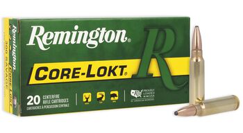 Core-Lokt, 300 Savage, 150 Grain, Pointed Soft Point Core Lokt, 2630 fps