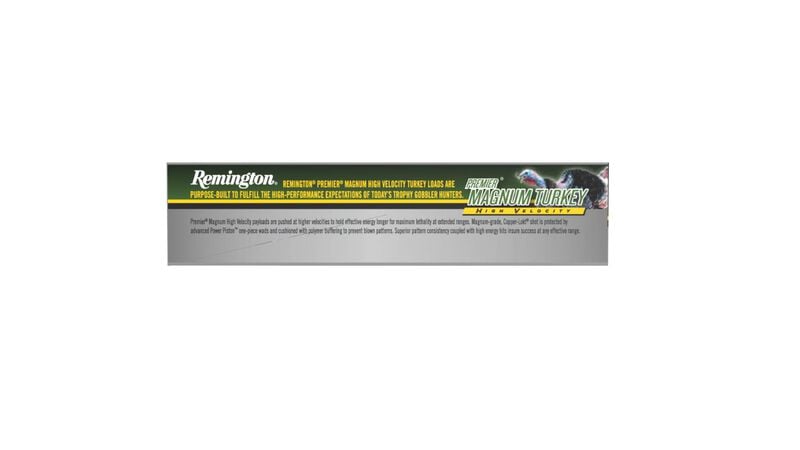 Premier Magnum Turkey High Velocity, 12 Gauge, 4 Shot, 3 in, 1 3/4 oz, 1300 fps