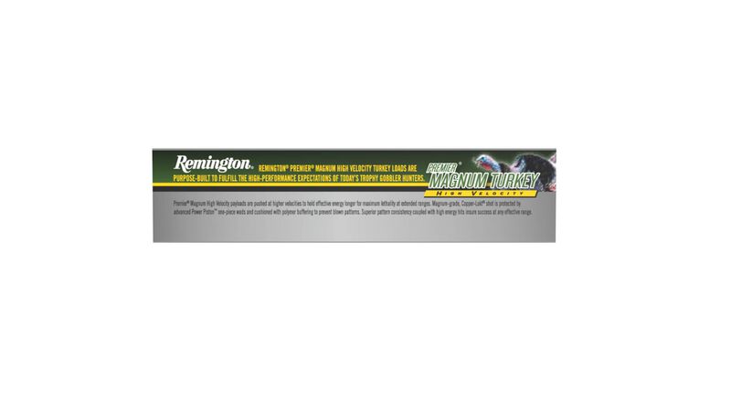 Premier Magnum Turkey High Velocity, 12 Gauge, 5 Shot, 3-1/2 in, 2 oz, 1300 fps
