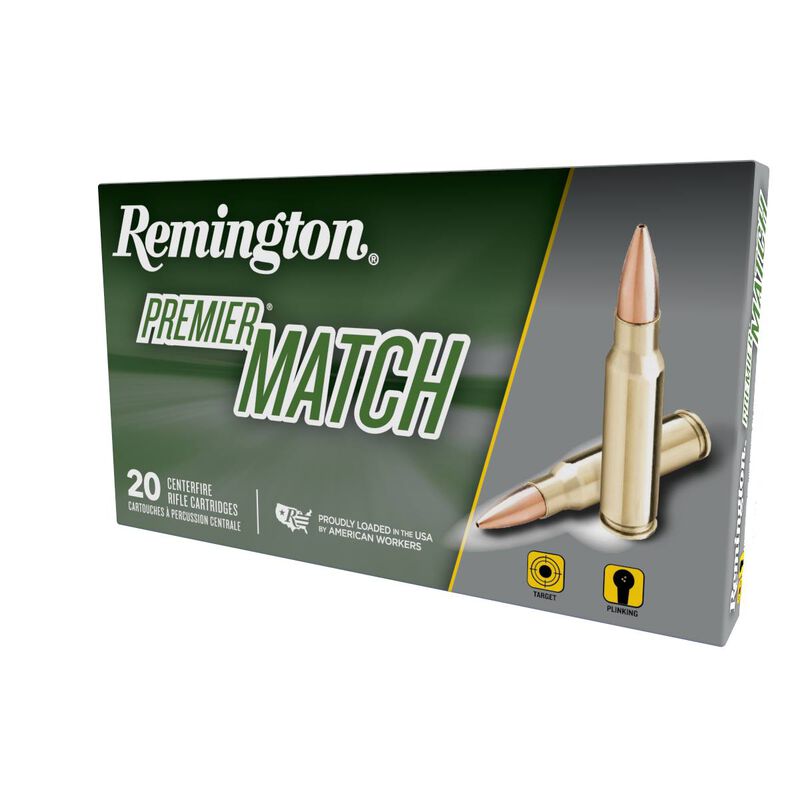 Premier Match, 223 Rem, 62 Grain, Hollow Point Match, 3025 fps