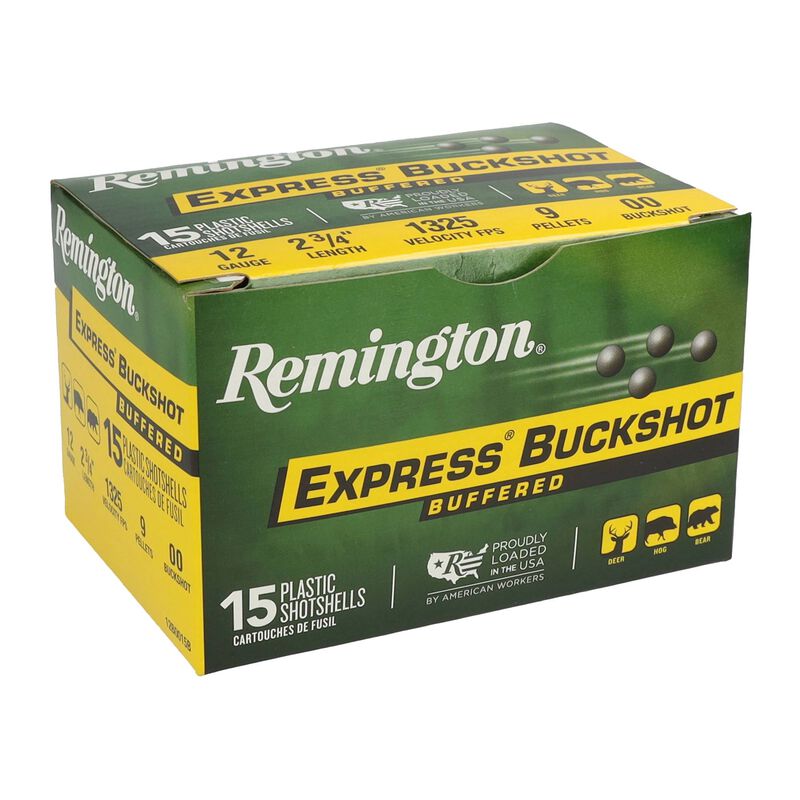 Express Buckshot, 12 Gauge, 00 Buck Shot, 2-3/4 in, 1325 fps