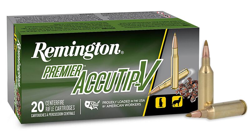 Premier AccuTip-V, 17 Remington Fireball, 20 Grain, AccuTip-V, 4000 fps