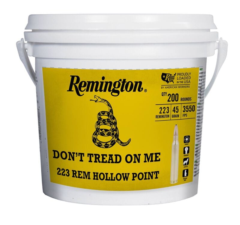 Don't Tread on Me Rifle, 223 Rem, 45 Grain, Jacketed Hollow Point, 3550 fps